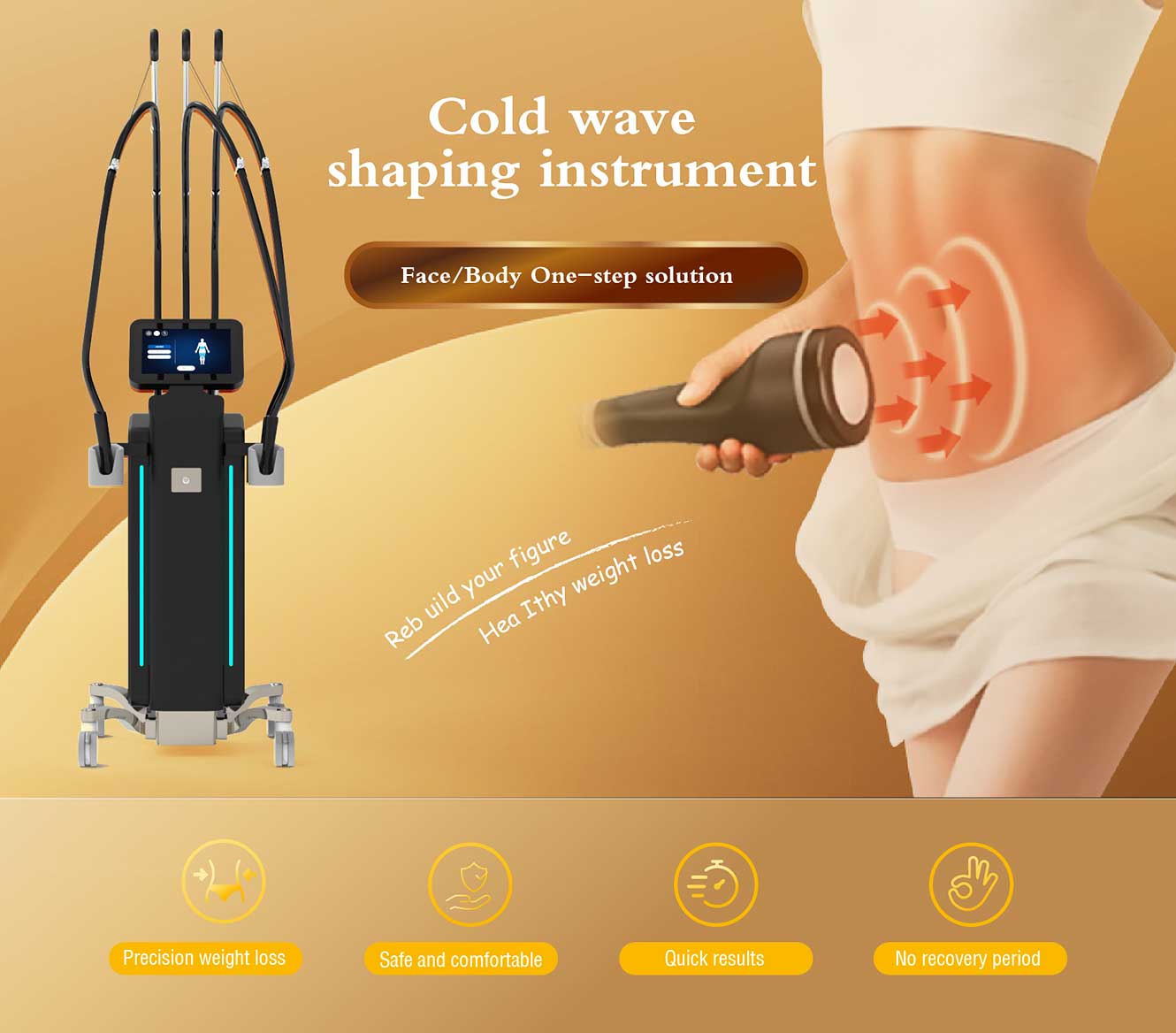 Cold wave shaping device