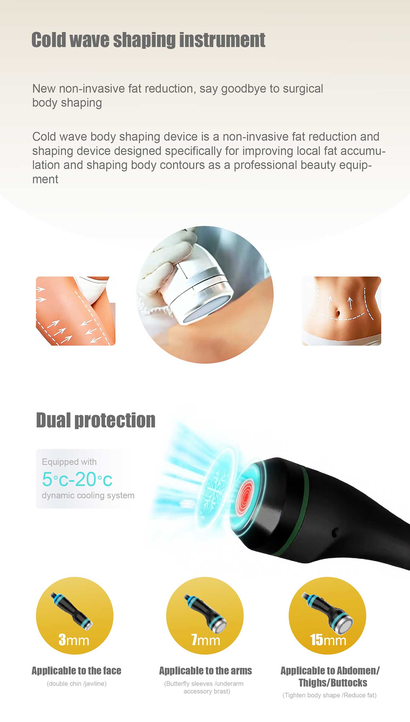 cold wave machine for body slimming