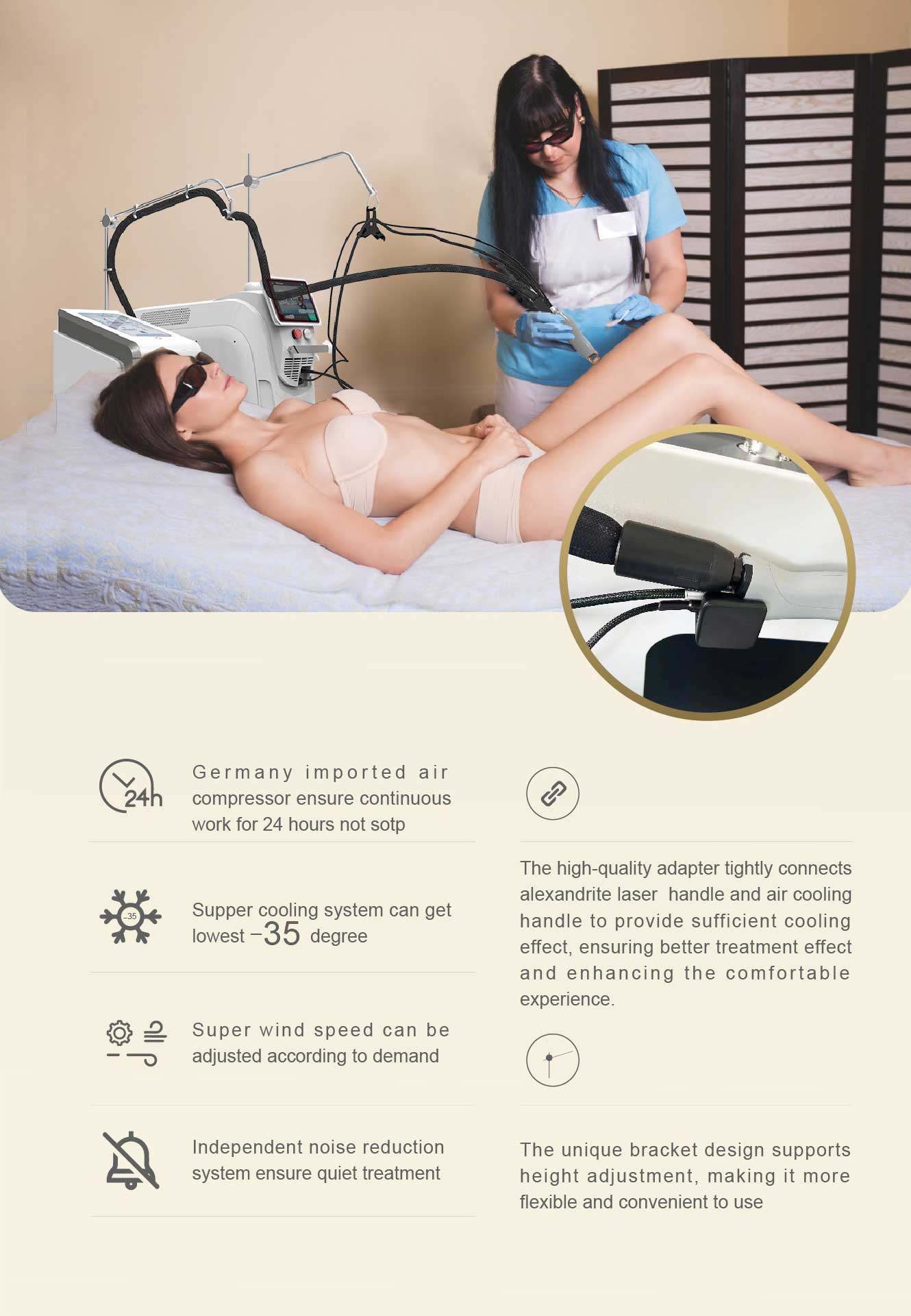 skin cooling for treatment