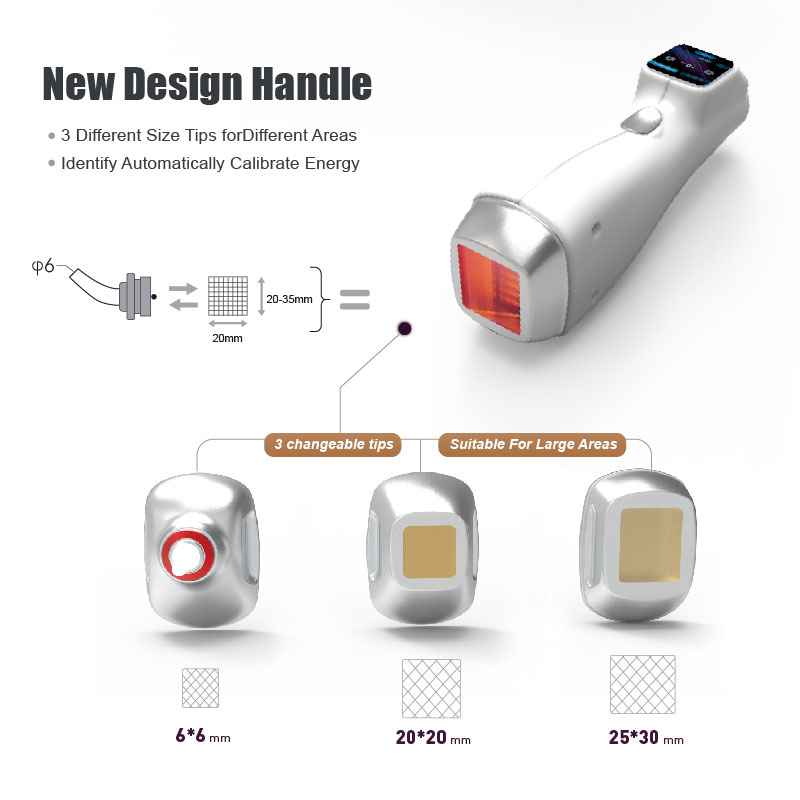 new design diode laser handle